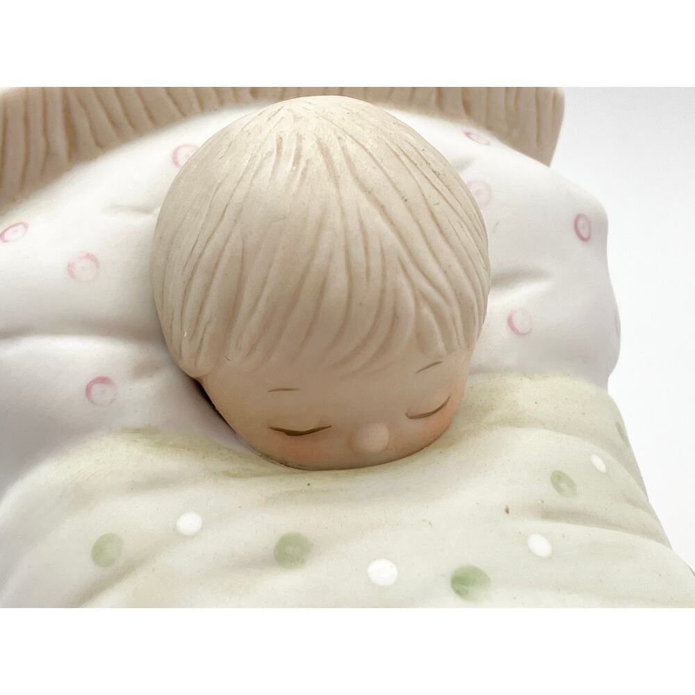 Vintage Jonathan & David Enesco Sleeping Child Figurine “Blessed Are Pure”‎ - Picture 3 of 7